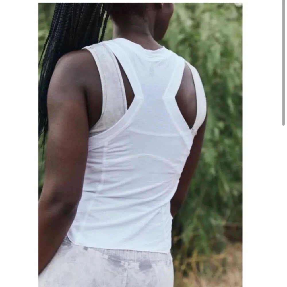 NWT Free People Movement Women's Silver Lining Tempo Tank - Picture 2 of 9